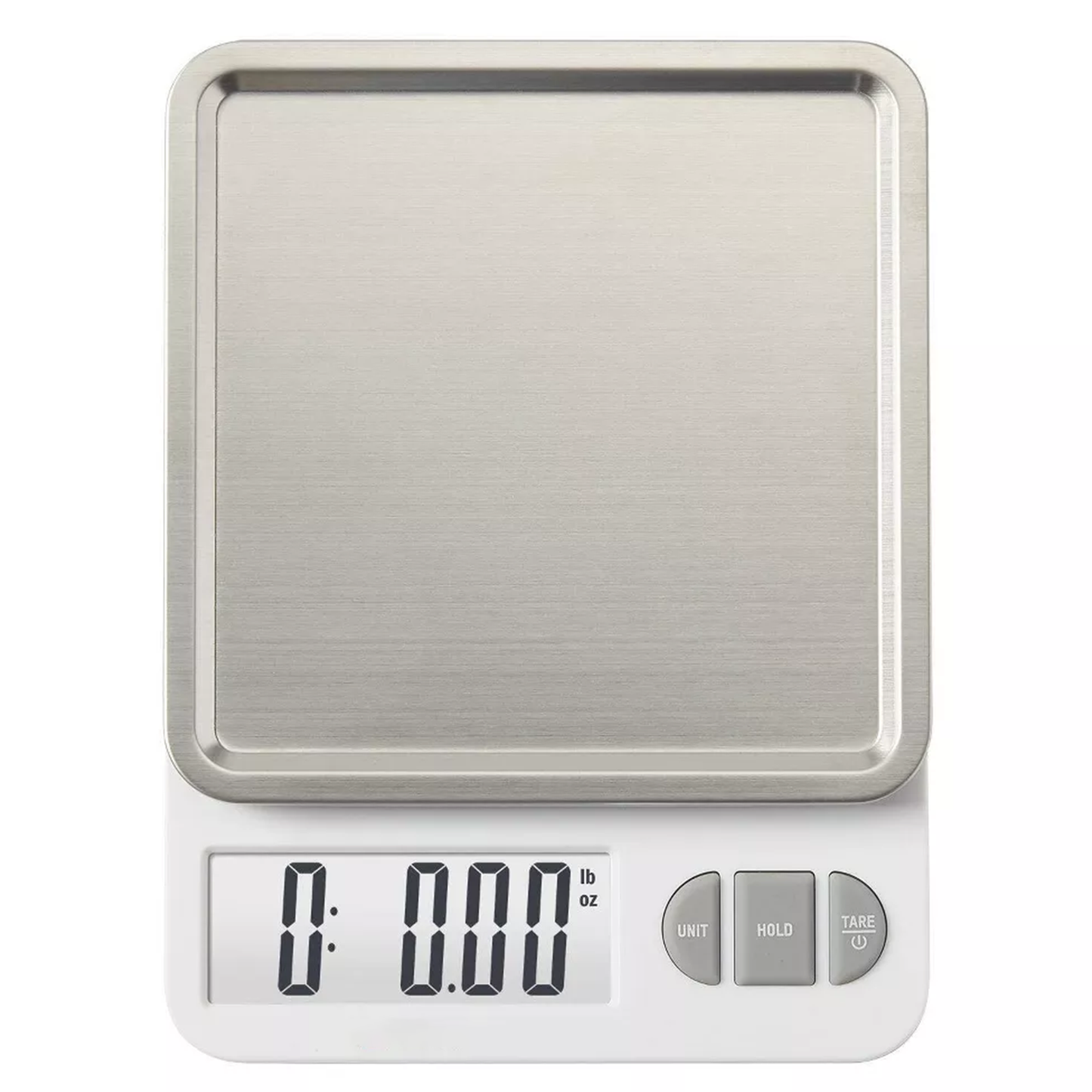 Compact Digital Food Weighing Scale, Detachable Flat Platform With Multi-Function Buttons For Household Culinary Measurement
