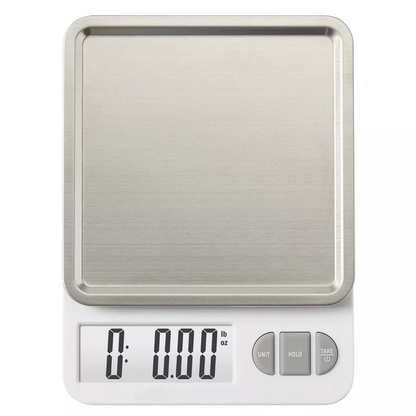 Compact Digital Food Weighing Scale, Detachable Flat Platform With Multi-Function Buttons For Household Culinary Measurement