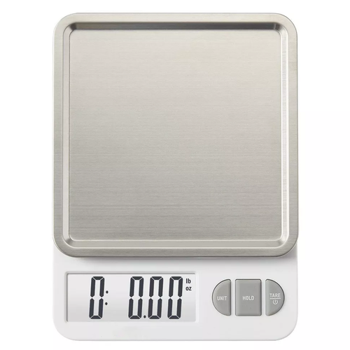 Compact Digital Food Weighing Scale, Detachable Flat Platform With Multi-Function Buttons For Household Culinary Measurement