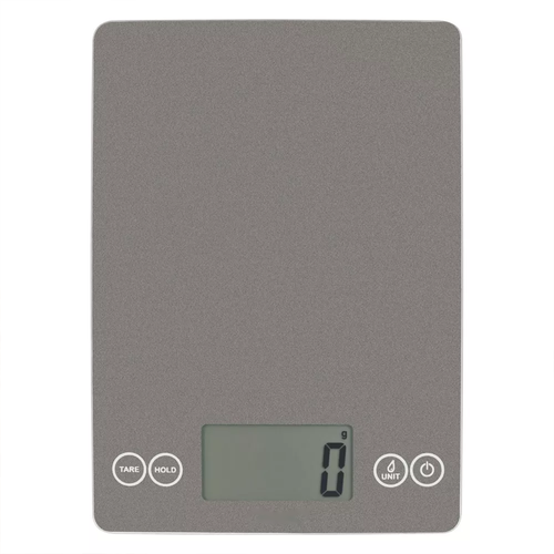 Sleek Flat Touch Control Digital Weighing Scale, Large Readout Display For Dry And Liquid Ingredient Measurement