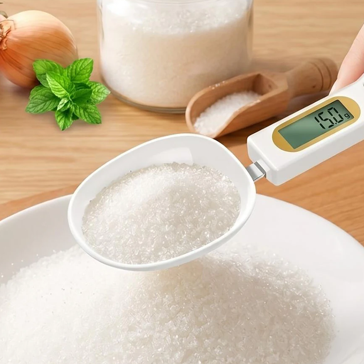 Handheld Electronic Measuring Spoon Scale, Portable Precision Weighing Utensil For Spices, Ground Ingredients And Beverage Making