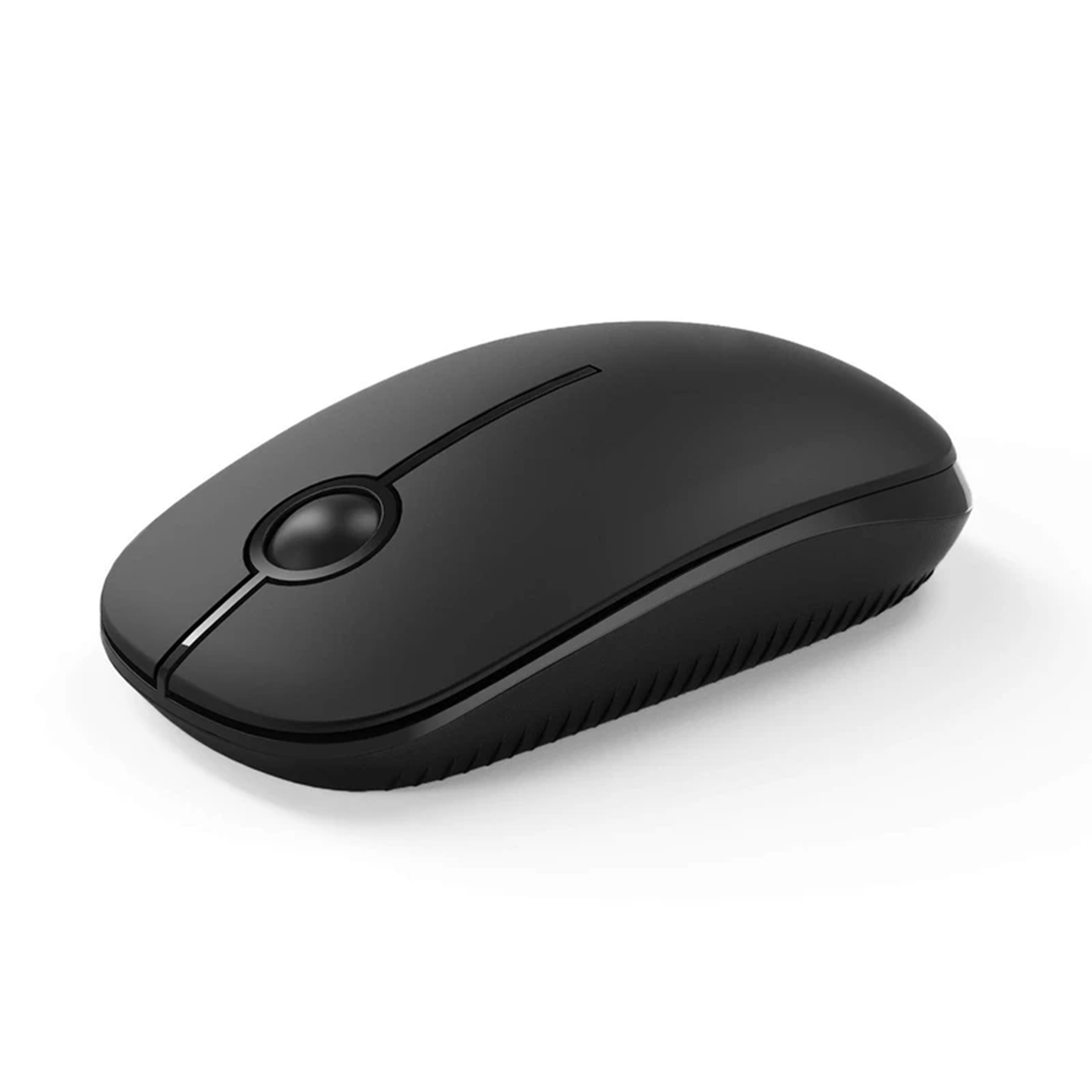 Thin 2.4G Wireless Optical Mouse, Compact Silent Click Pointer With Storable Nano Receiver